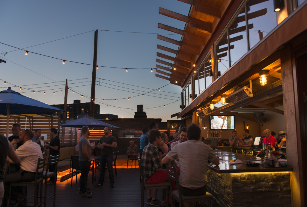 Outdoor bar - twilight